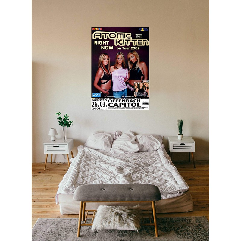 Atomic Kitten - Right Now, Frankfurt 2002 » Concert Poster