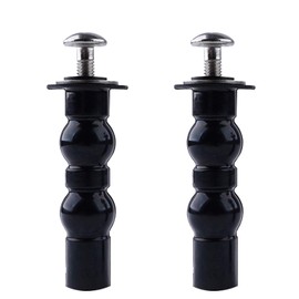 TOTO Toilet Hinge Screw Kit - Expanding Rubber Bolt Top Nuts Set for Top Mount Toilet Seat Tightening, Blind Hole Fixing, 2 Pack