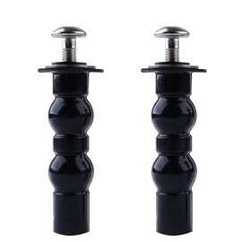 TOTO Toilet Hinge Screw Kit - Expanding Rubber Bolt Top Nuts Set for Top Mount Toilet Seat Tightening, Blind Hole Fixing, 2 Pack