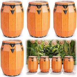 AceOrbit 4 Pcs Havana Night Party Decor, Basic, Light Brown