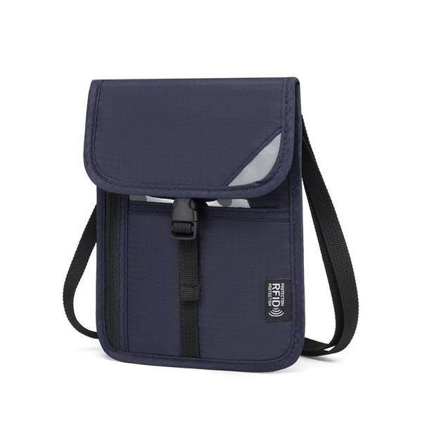 AYNKH Chest Pouch Waist Bag RFID Protection,Anti-Magnetic ID Badge Holder,Waterproof,Security