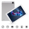 8in Tablet Silver Expandable 128GB Support Calls 4GB 64GB RAM