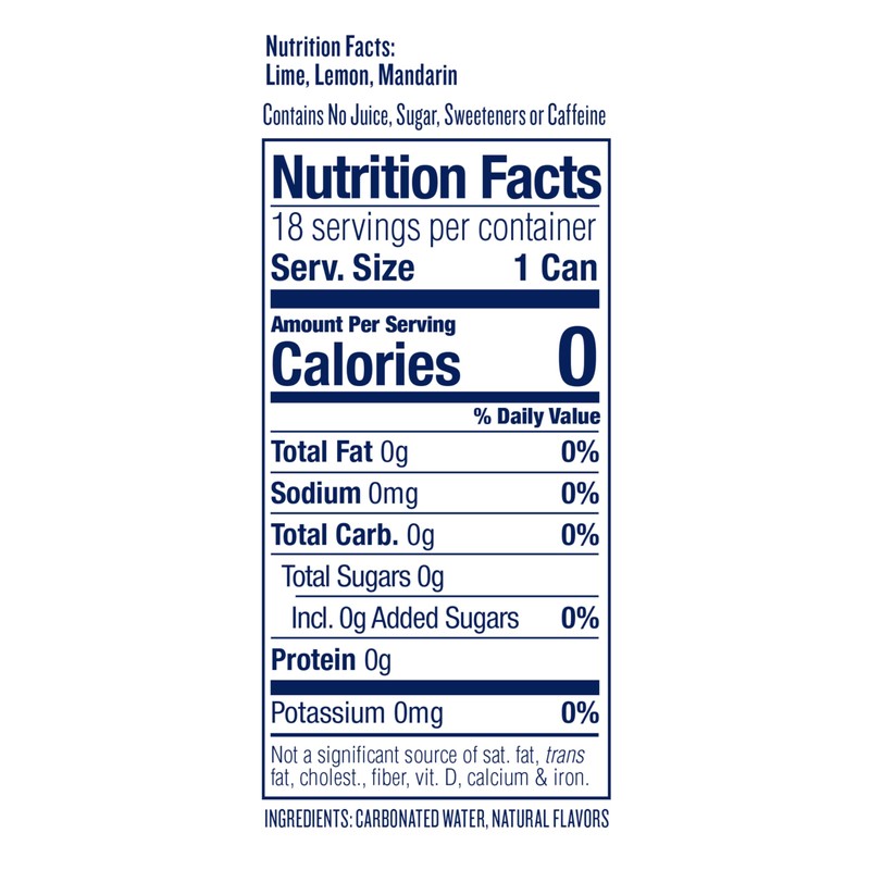 Polar Seltzer Water Citrus Variety Pack, 12 fl oz cans,