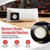 6 Pack 49-90-2016 Dust Bags for Milwaukee 0960-20 Wet/Dry Vacuum