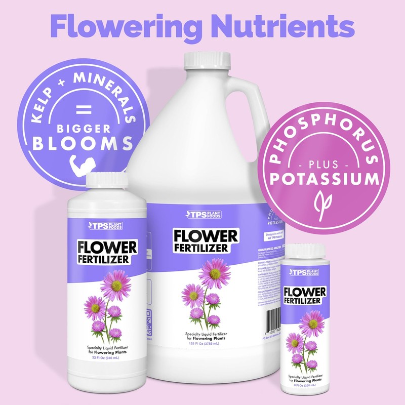 TPS NUTRIENTS Flower Fertilizer, Flowering Plant PK Bloom Booster, Liquid