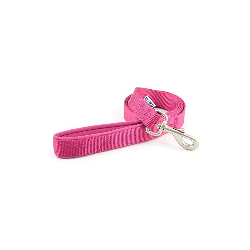 Ancol Viva Soft Touch Padded Snap Dog Lead - Pink