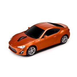 Certified Wireless Computer Mouse - Computer Accessories - Orange Wirelesss Mouse, Sport's Car Design with LED Lights - Style# T95910