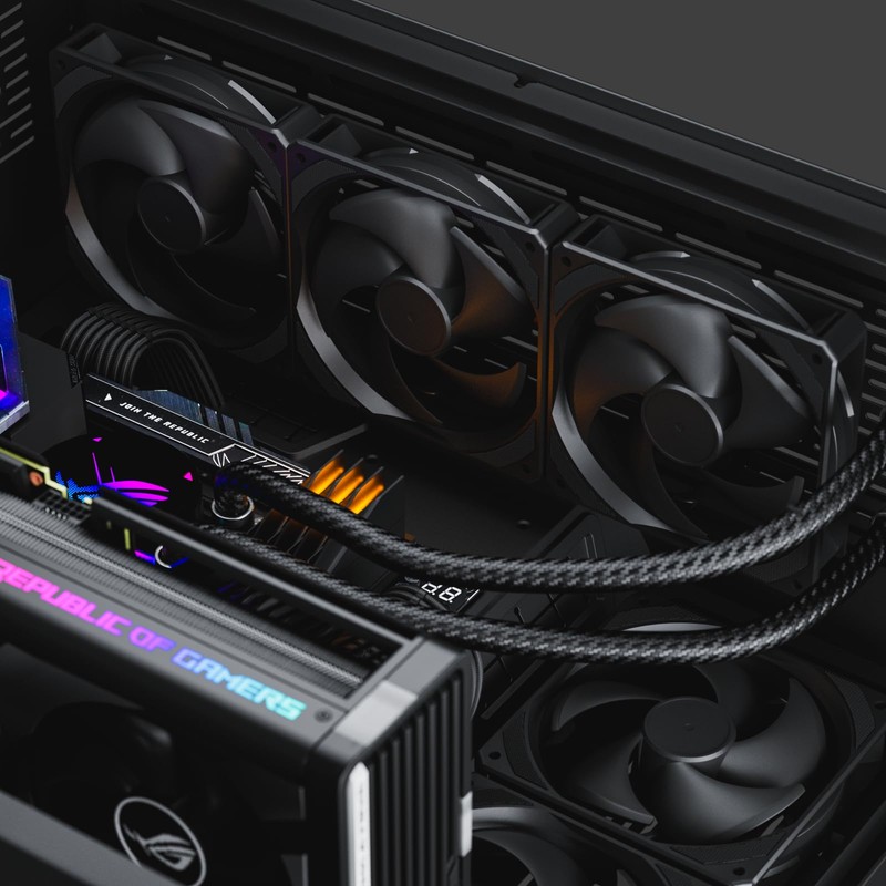 upHere U2K Case Fan 120mm Black PWM Silent Computer Cooling