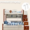 MDPLY 4 Pack Bunk Bed Ladder Hook, Inside 1" Kids