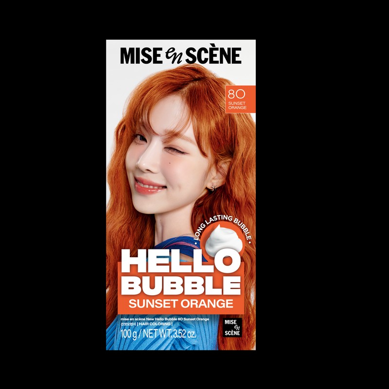 mise-en-scene New - MISEenSCENE Hello Bubble - 8O Sunset Orange