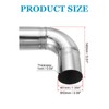PATIKIL 1 3/64" " (51mm) ID 90 Degree Elbow Fitting,