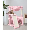 SYANDLVY Cat Tree for Indoor Cats Large Adults, Modern Activity