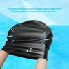 Extra Large Swim Cap for Kids Black Girls Aged 4