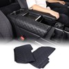 Car Leather Center Console Protector Cover Compatible with Toyota Tundra/Sequoia