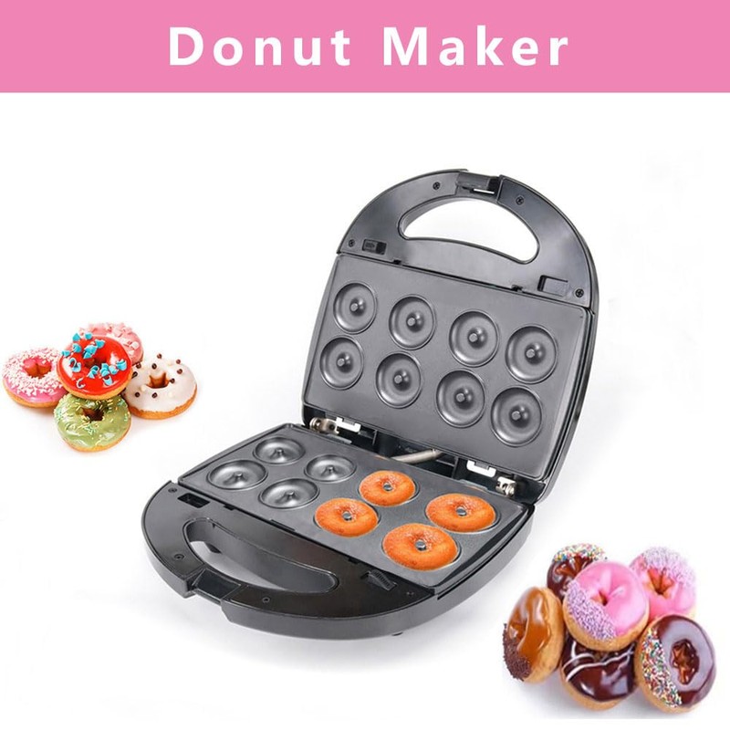 KOLENSA Donut Maker, 3 in 1 Electric Sandwich Waffle Machine,