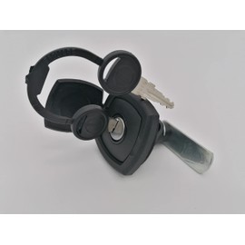 CR-MOESANCO® Caravan Boot Lock with Black Protective Lid with 2 Keys for Motorhome Gas Suitcase