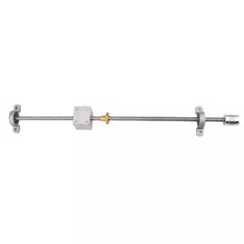 KP 100mm / 3.93인치 T8 리드 스크류 너트 세트 직경 2pcs KP08 베개 베어링 블록 3D 프린터 CNC 및 DIY용 [300mm] 100mm / 3.93 inch T8 Lead Screw Nut Set Diameter 2pcs KP08 Pillow Bearing Block for 3D Printer CNC and DIY [300mm]