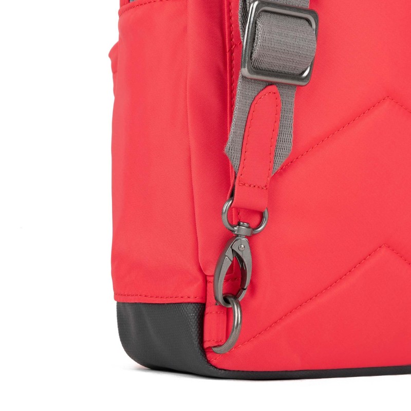 ROKA London Willesden B Sustainable Crossbody, Poppy, Small, Poppy