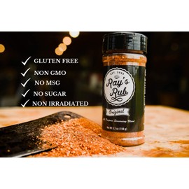 Gourmet All-Purpose Seasoning (5.3 oz.) Ray’s Rub Original | Dry Rub | Everything Seasoning | Pork Seasoning | Chicken Seasoning | Vegetable Seasoning | Fish Seasoning | GLUTEN FREE | NO SUGAR | NON GMO |