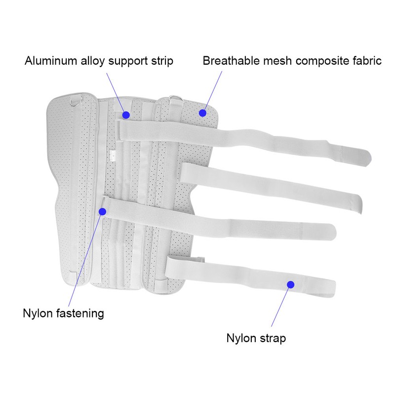 Breathable Knee Brace Adjustable Knee Support Protector Stabilizer (M with