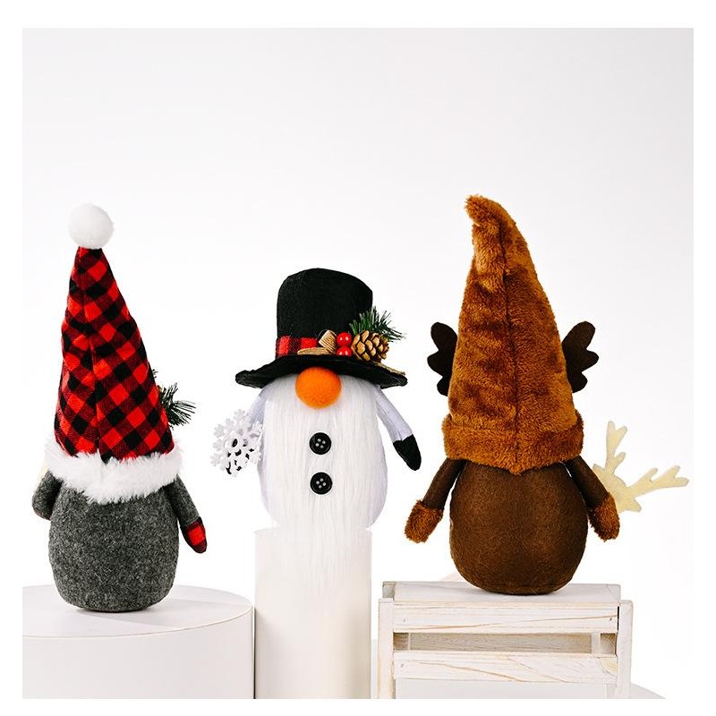 3 Pcs Christmas Gnomes Plush Doll Swedish Gnomes Christmas Decorations