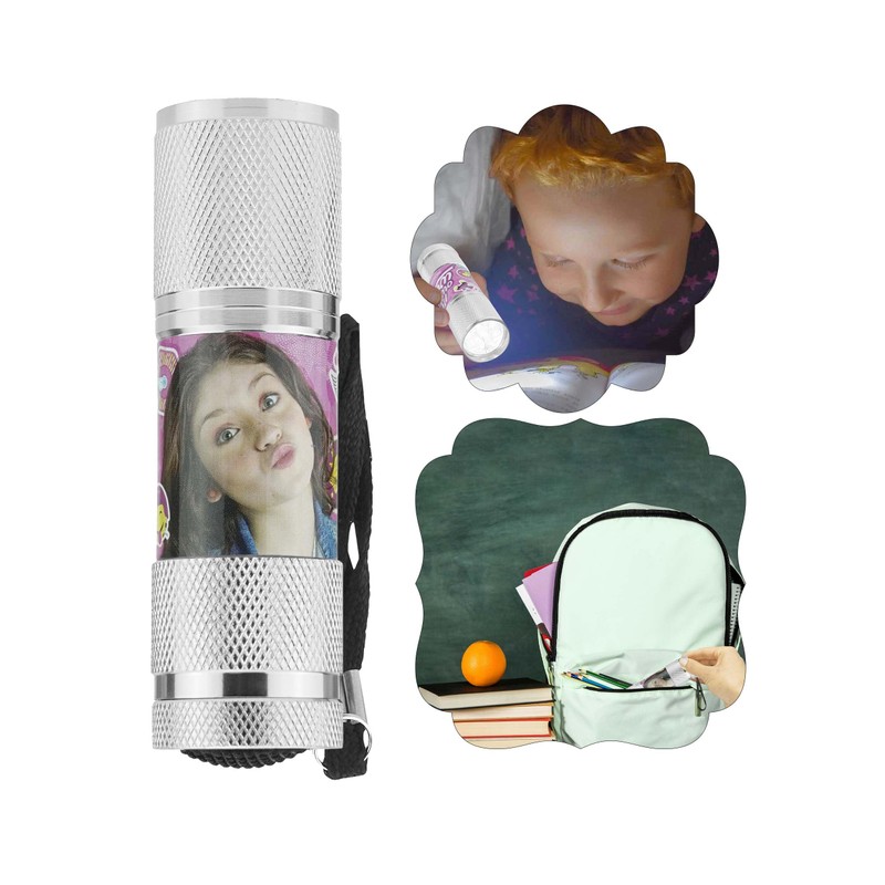 Kids Licensing Portable Soy Luna 9 LEDs Torch, 8.7cm Silver