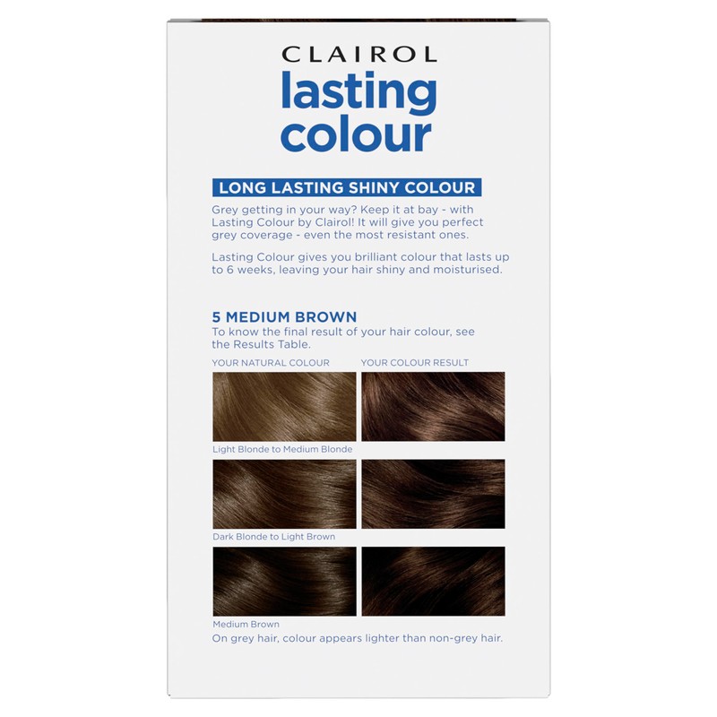 Clairol Lasting Colour Permanent Hair Dye | Ideal Grey Coverage