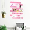 Vuzvuv 8Pcs Pink Cork Board Bar Strips with 50 Pushpins