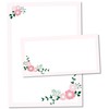 TYSK Design Writing Paper Modern Flowers (Design Selectable), 50 Sheets