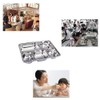 AIYoo 304 Stainless Steel Divided Plates with Lid for Adults