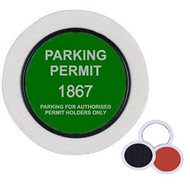 Universal Car Parking Permit Holder / Road Tax Disc Holder - Easy Fit & Removal