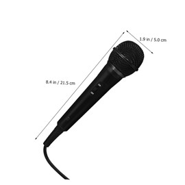 Vaguelly Xlr Dynamic Vocal Microphone Handheld Singing Mic for Karaoke Recording Streaming
