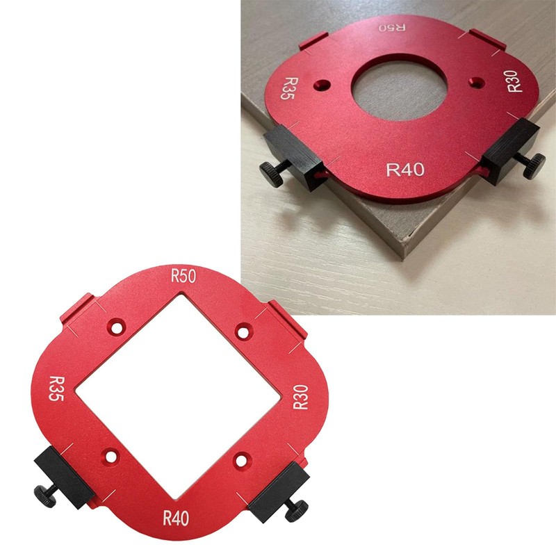 Corner Radius Stencil, 4-in-1 Round R30/R35/R40/R45 Portable Rounded R-Angle Arch
