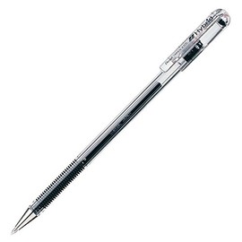 ぺんてる パック入りゲルインキボールペン ハイブリッド 0.5mm 黒インキ XK105-GA