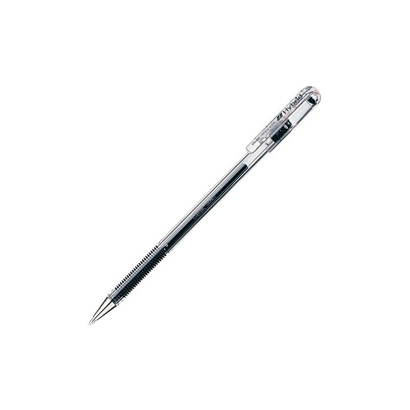 ぺんてる パック入りゲルインキボールペン ハイブリッド 0.5mm 黒インキ XK105-GA