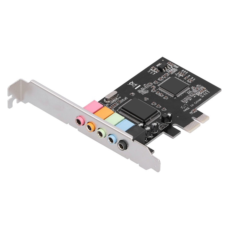 PCI-E 5.1 Sound Card CMI8738 Chip Stereo Audio Card Support