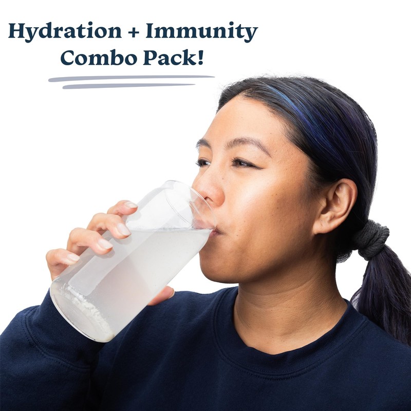 Drinklits Lemon-Lime Electrolyte Hydration & Strawberry Immune Support Tablets (2)
