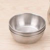 16Pcs Stainless Steel Sauce Dishes Round Seasoning Dishes Sushi Dipping
