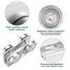 AnExer 4 Wheel Trolley Assembly, Light Duty Trolley Rollers for