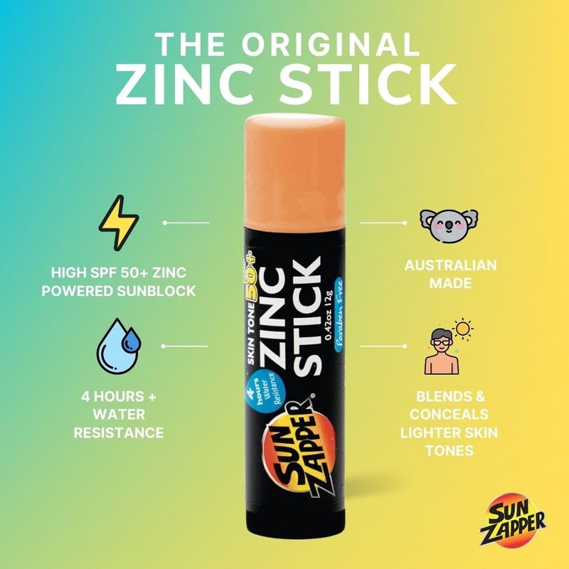 Sun Zapper Sun Zapper Light Skin Tone Original Zinc Stick