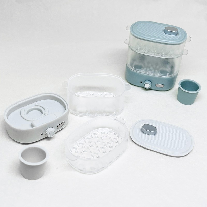 Dollhouse Egg Steamer Model Versatile Exquisite Look Miniature Simulation Electric