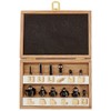 Timberline TRS-120 All Purpose 1/4-Inch Shank Router Bit Set, 12-Piece