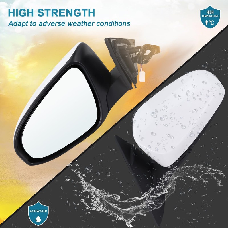 Lqito Left Driver Side Mirror Compatible With 2012 2013 2014