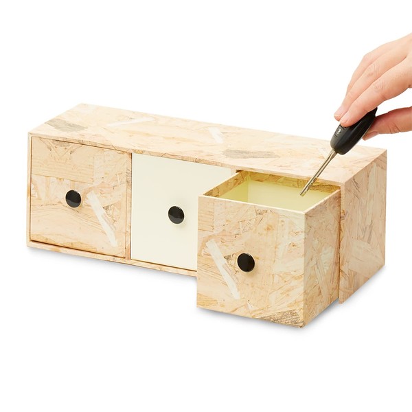 Astro 703-01 Small Storage, Wood-Style, 3 Tiers (3 Rows), Freely