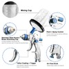 HVLP Spray Gun with 10Pcs 650ML Disposable Paint Cups, 4