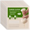 10 PCS Cheese Cloths for Straining, 20x20 Inch Grade 100