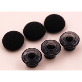 IiEXCEL Earbuds Eartips Kit Replacement for Plantronics Voyager 5200, Small Size Ear Gels Tips and Foam for Plantronics Voyager 5200 / Legend Eartip Kit (3 Pack) Small Gray