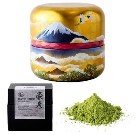 【Gouhiko】 Katsuhiko Domestic Organic Matcha 55g "Premium Ceremony Grade" Established 1751, 20th Generation Kyoto Tea Master Hatakeyama's Selection, Organic JAS Certified, Domestic Natsume Can (Fuji