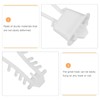 LALAFINA 200pcs Mesh Bag Loop Closures Plastic Storage Hooks For