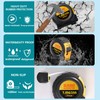 25FT Tape Measure,SLOGNNY Self-Locking Measuring Tape with Rubber Covered Case,Professional